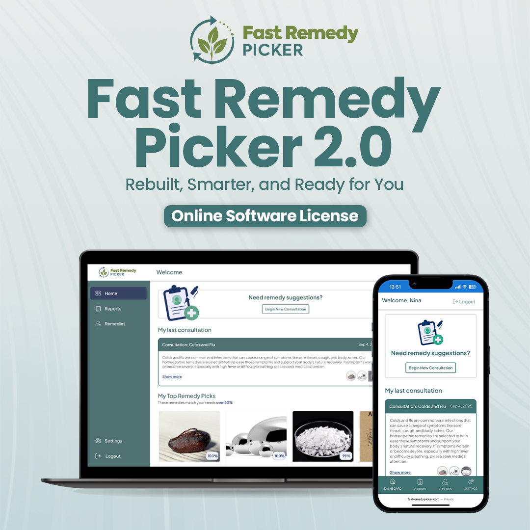 Fast Remedy Picker Online Homeopathy Software License Version 2.0