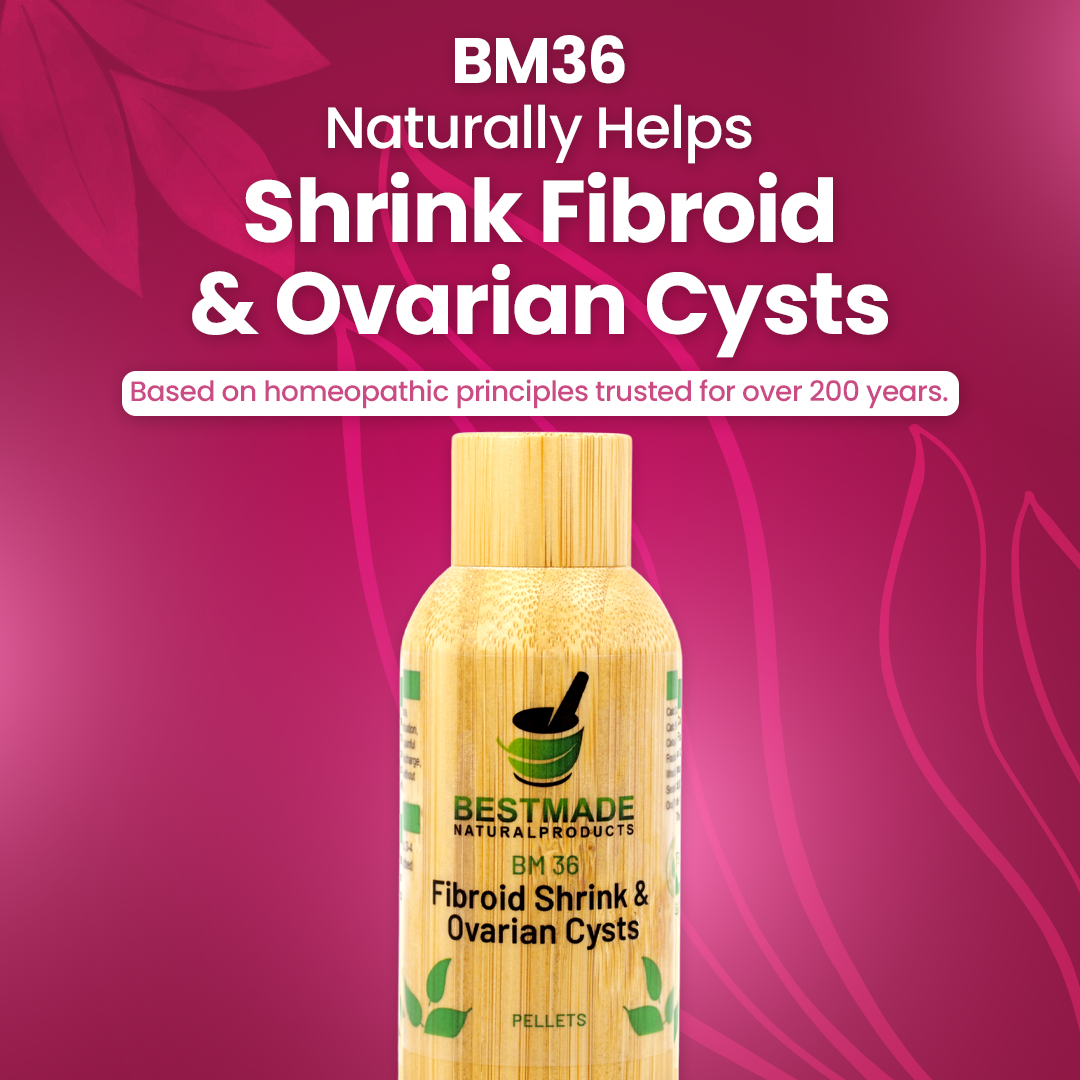 Natural Fibroid Shrink & Ovarian Cysts Remedy BM36 pellets