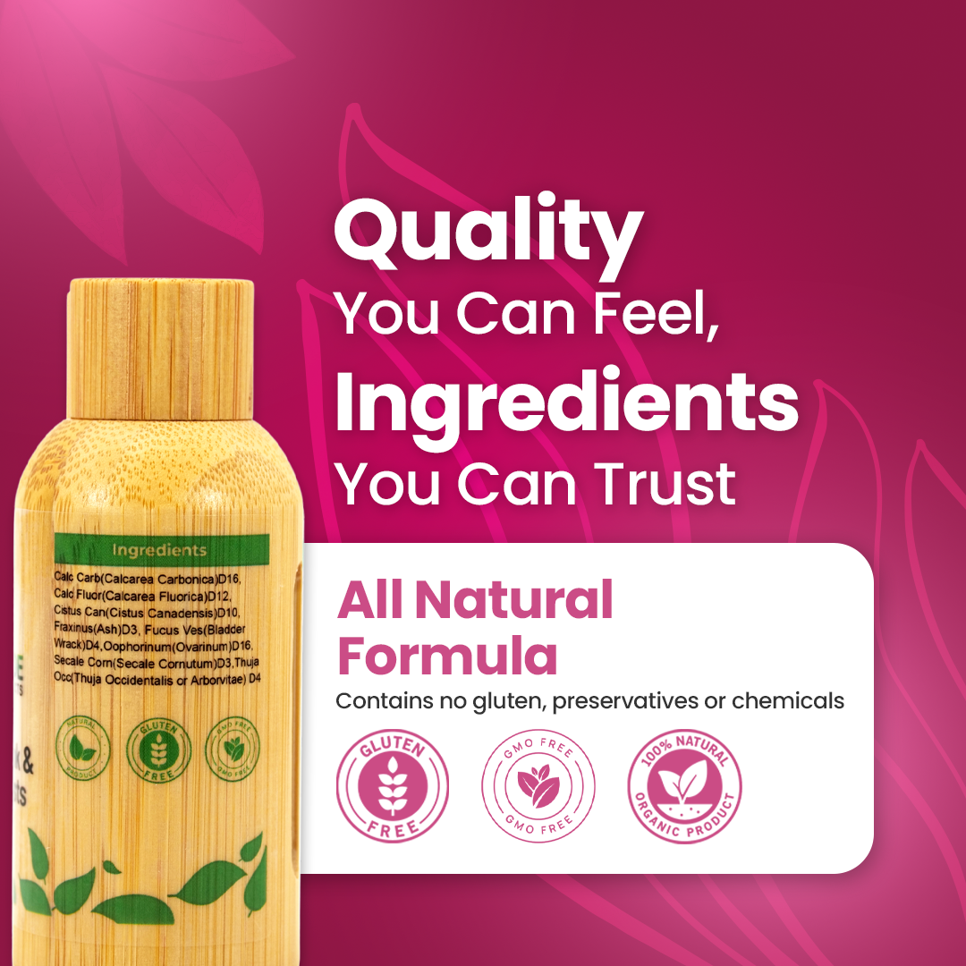 Natural Fibroid Shrink & Ovarian Cysts Remedy BM36 pellets