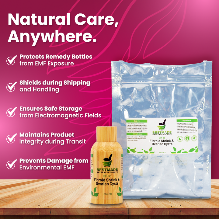 Natural Fibroid Shrink & Ovarian Cysts Remedy BM36 pellets