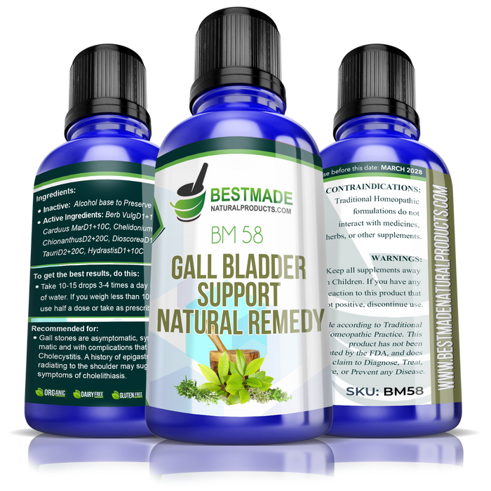 Gall Bladder Support Natural Remedy (BM58) - BM Products