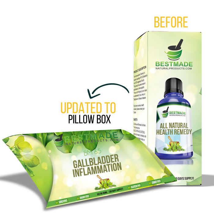 Gallbladder Inflammation Natural Remedy (BM65) - BM Products