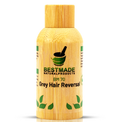 Grey Hair Reversal Formula (BM70) - Stress-Induced Greying, Malnourished Scalp | Homeopathic Combination Remedy, Non-Toxic, Natural, 30 mL Drops