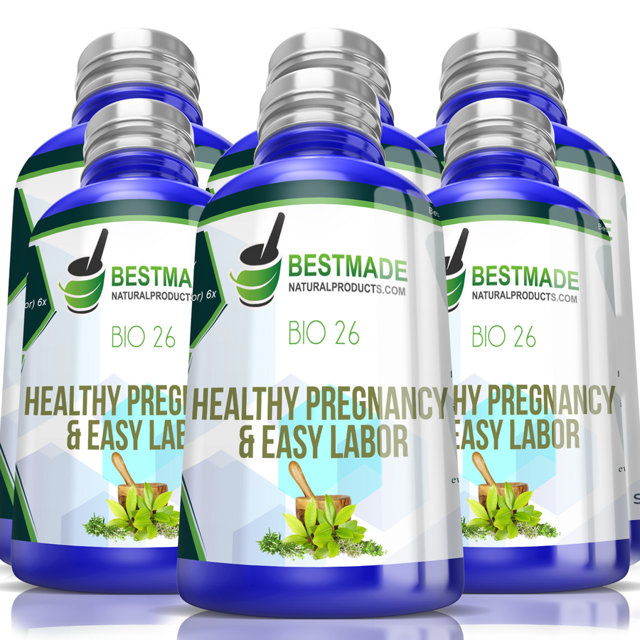 Healthy Pregnancy & Easy Labor Natural Remedy Bio26 Six