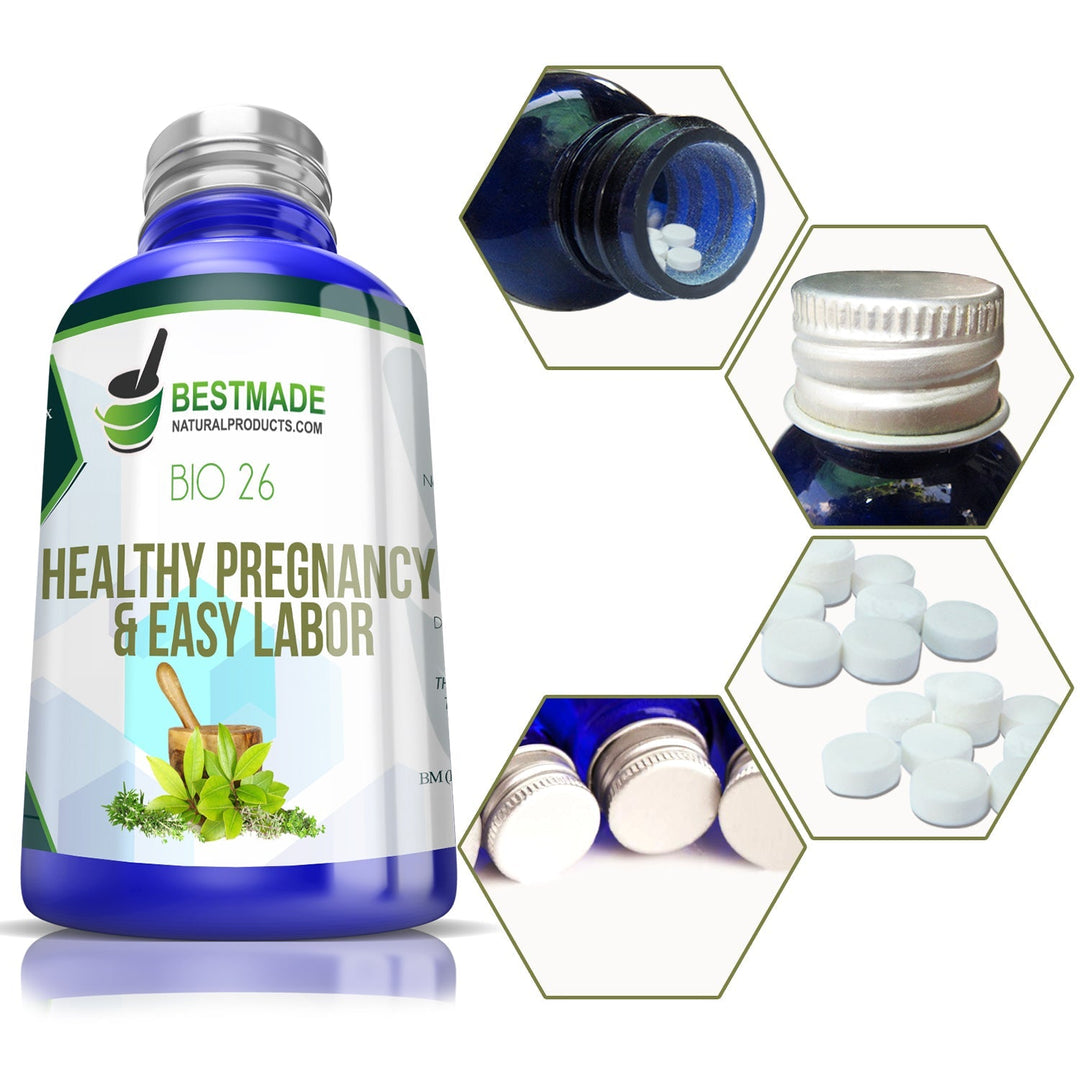 Healthy Pregnancy & Easy Labor Natural Remedy Bio26