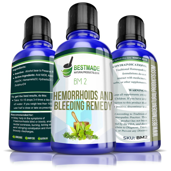 Hemorrhoids and Bleeding Natural Remedy (BM2) - BM Products