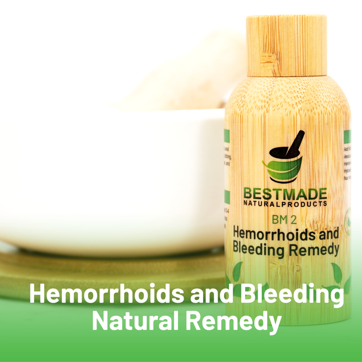 Hemorrhoids and Bleeding Natural Remedy (BM2) Triple Pack-