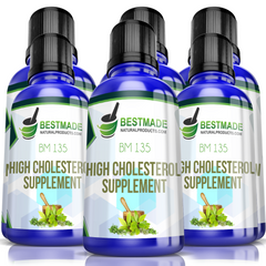 High Cholesterol Natural Supplement (BM135) Six Pack- Save 50%