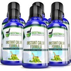 Instant Calm Formula Advanced Flower Therapy Remedy Six Pack- Save 50%