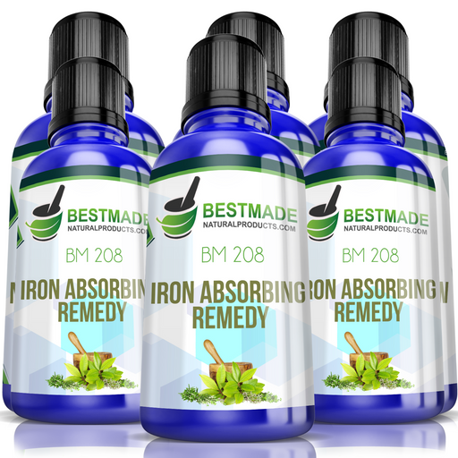 Iron Absorbing Remedy for Anemia (BM208) Six Pack- Save 50%