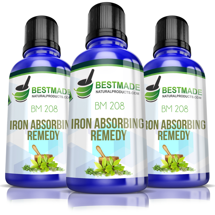 Iron Absorbing Remedy for Anemia (BM208) Triple Pack- Save