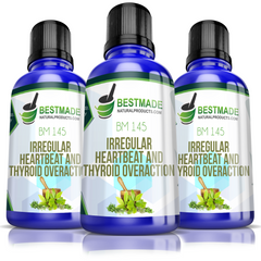 Irregular Heartbeat and Thyroid Overaction Natural Remedy (BM145) Triple Pack - SAVE 30%