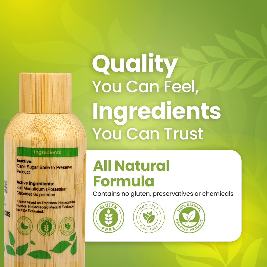 Kali Mur 6x (Kali Muriaticum) Vegan & Lactose-free Cell