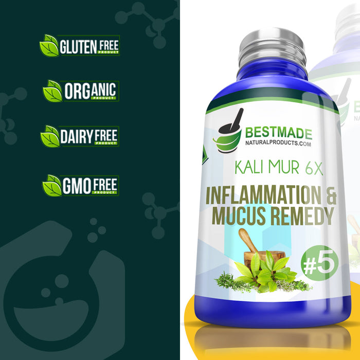 Kali Muriaticum 6x | Inflammation & Mucosa Remedy - Simple 