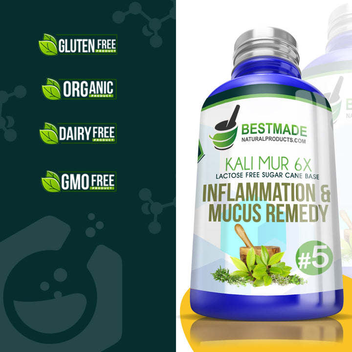 Kali Muriaticum 6x | Inflammation & Mucosa Remedy - Simple 