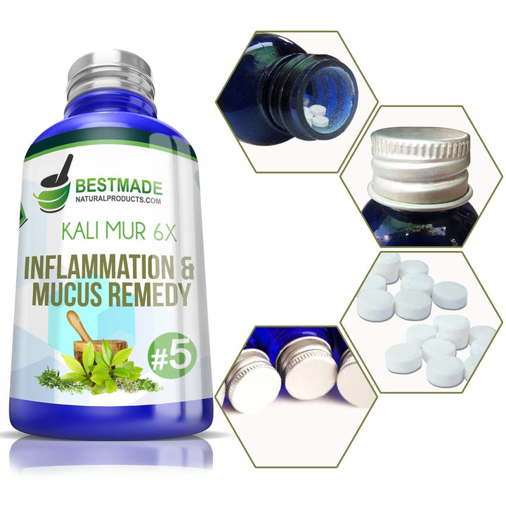 Kali Muriaticum 6x | Inflammation & Mucosa Remedy - Simple 