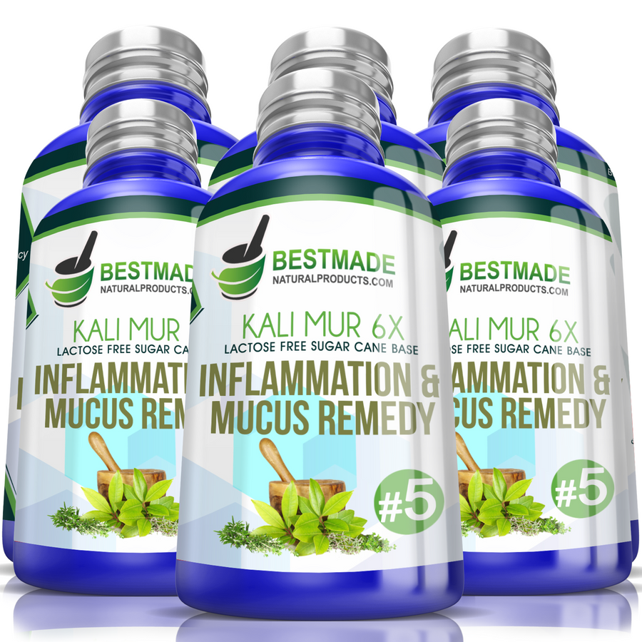 Kali Muriaticum 6x | Inflammation & Mucosa Remedy Six Pack-