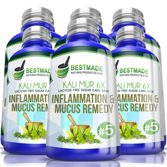 Kali Muriaticum 6x | Inflammation & Mucosa Remedy Six Pack- Save 50%