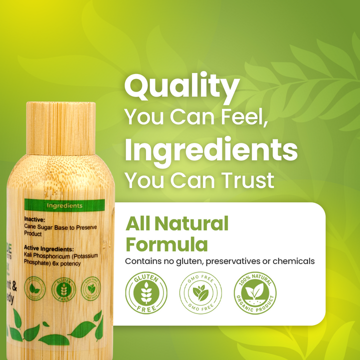 Kali Phos 6x (Kalium Phosphoricum) Vegan & Lactose-free