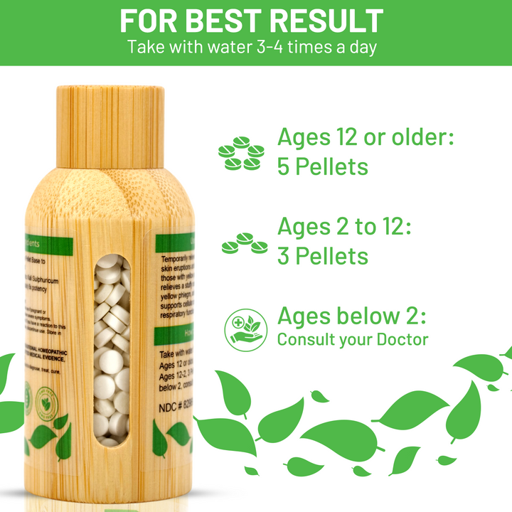 Kali Sulphuricum 6x | Skin Balance & Metabolic Remedy