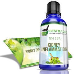 Kidney Inflammation Support (BM193) - Foamy Urine, Body Aches & Swelling, Skin Rashes | Homeopathic Combination Remedy, Non-Toxic, Natural, 30 mL Drops