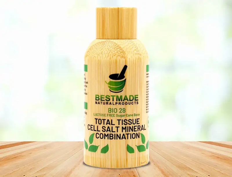 Combinaison minérale totale de sel de cellules tissulaires Bio28 (libre de lactose) 300 pastilles