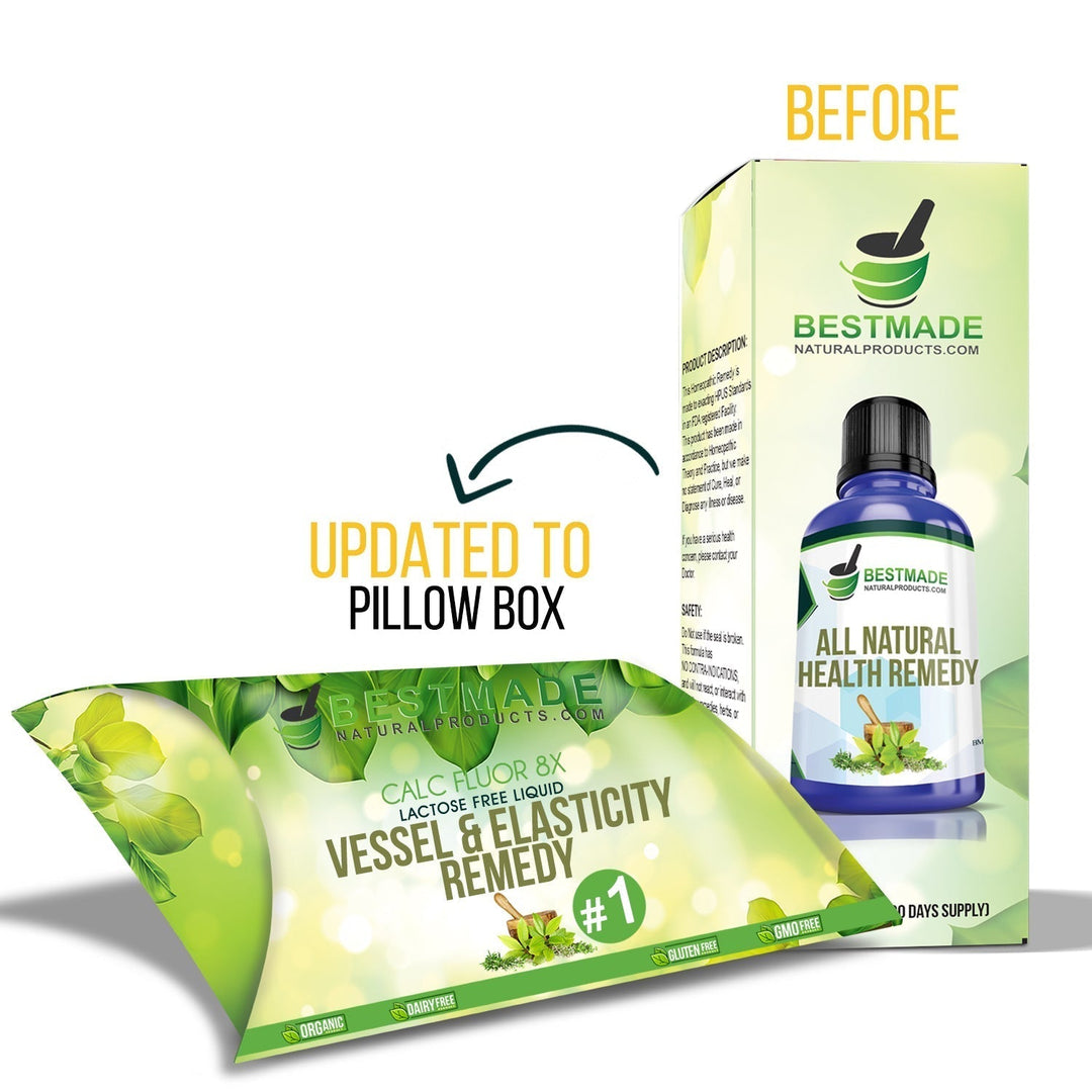 Liquid Calcarea Fluorica 8x | Vessel & Elasticity Remedy - 