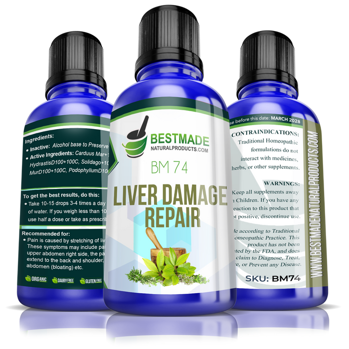 Liver Damage Repair (BM74) Pain support from liver
