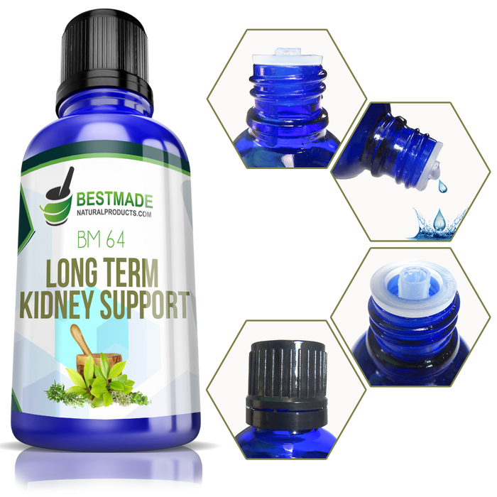 Long Term Natural Kidney Support & Remedy (BM64) - BM