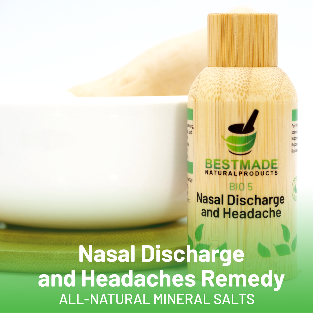 Nasal Discharge and Headaches Bio5 Tablets Natural Remedy