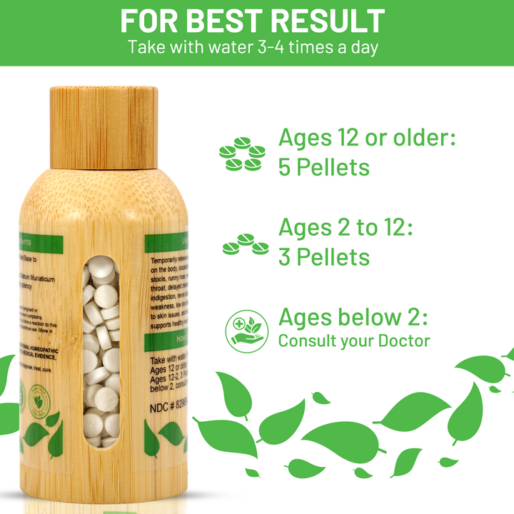 Natrum Muriaticum 6x | Fluid Regulation Remedy - Simple