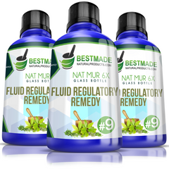 Natrum Muriaticum 6x Glass Bottle | Body Moisture Remedy Triple Pack - SAVE 30%