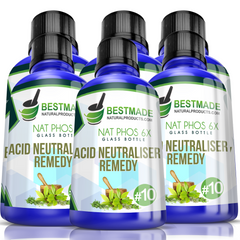 Natrum Phosphoricum 6x Glass Bottle | Acid Neutralizer Remedy Six Pack- Save 50%