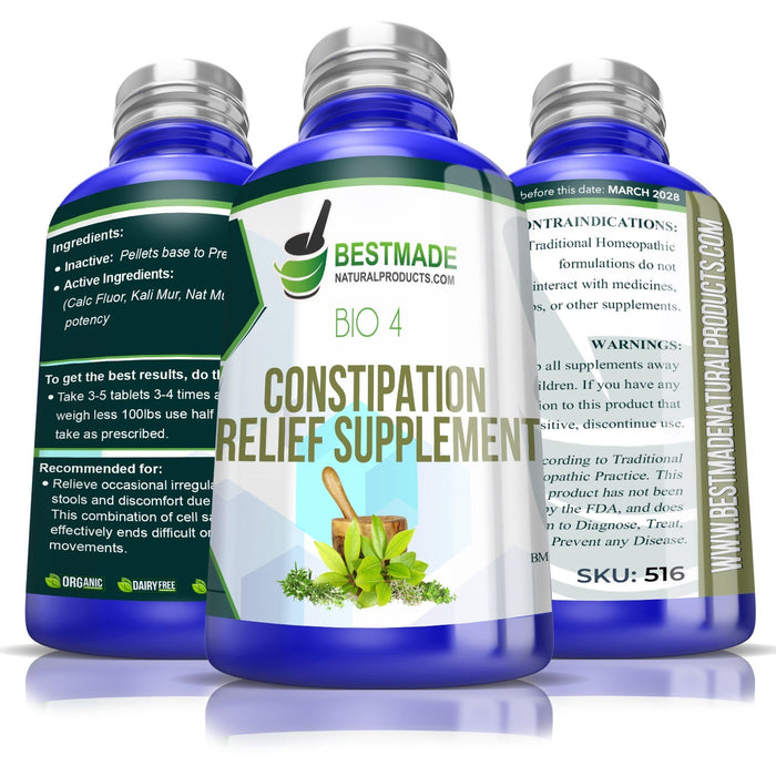 Natural Constipation Relief Supplement Bio4 - Simple Product