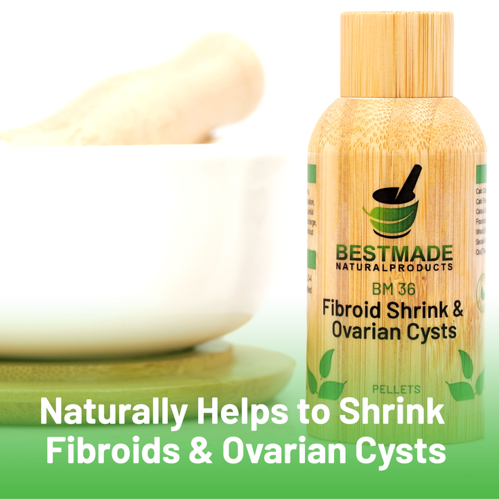 Natural Fibroid Shrink & Ovarian Cysts Remedy BM36 pellets