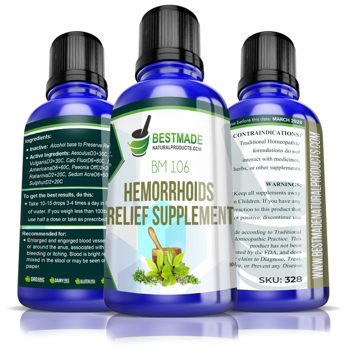 Natural Hemorrhoids Support Remedy (BM106) - Simple Product