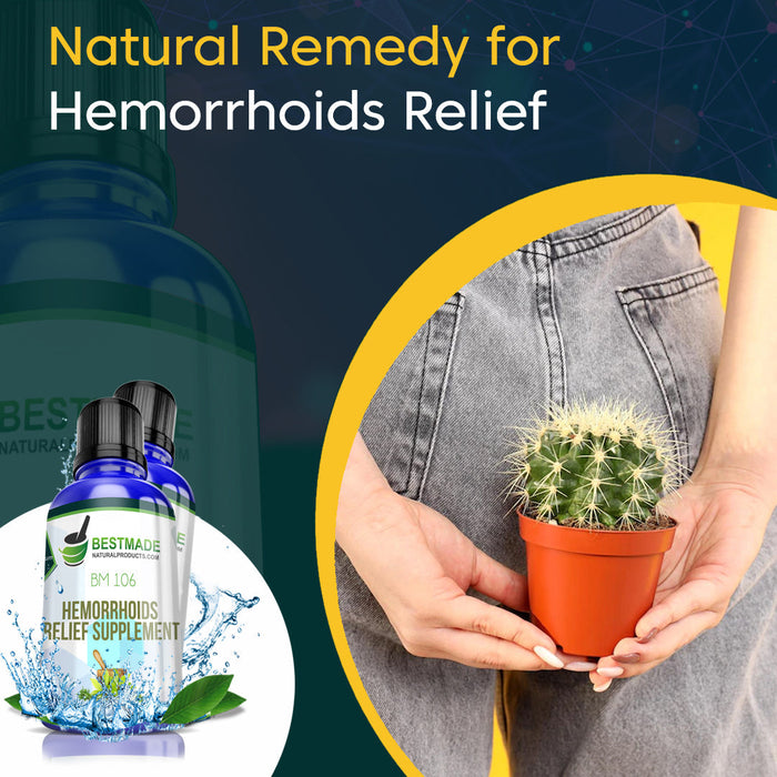 Natural Hemorrhoids Relief Remedy (BM106) - Simple Product