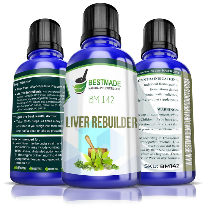 Natural Liver Rebuilder Remedy (BM142) 30ml - BM Products