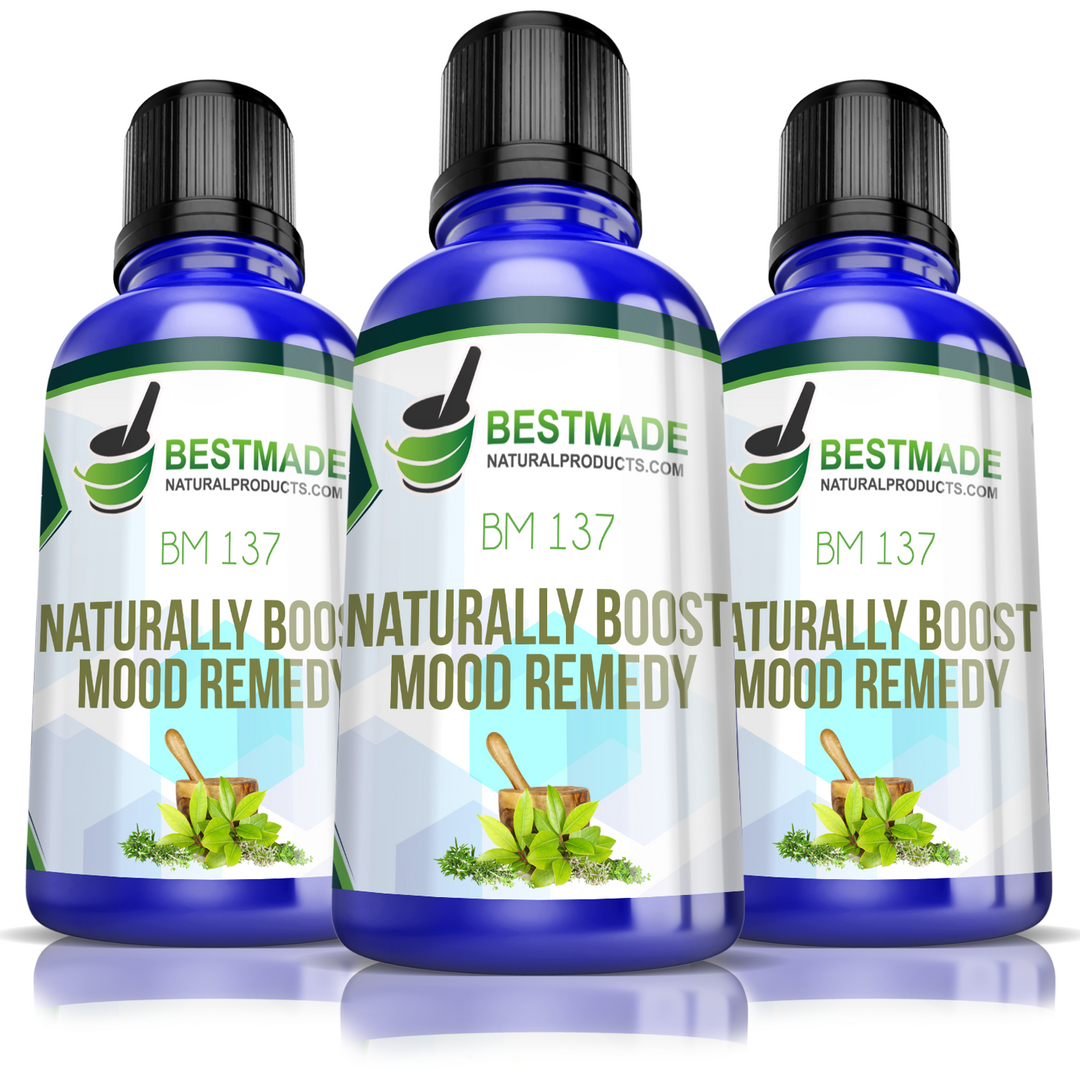 Natural Mood Booster & Remedy for Mania (BM137) Triple Pack