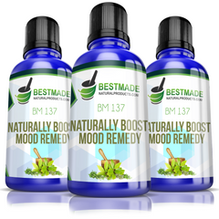 Natural Mood Booster & Remedy for Mania (BM137) Triple Pack - SAVE 30%