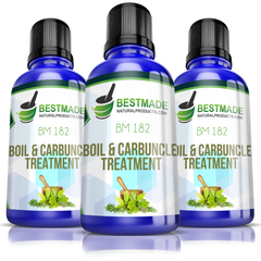 Natural Remedy for Boil & Carbuncle Treatment BM182 Triple Pack- Save 30%