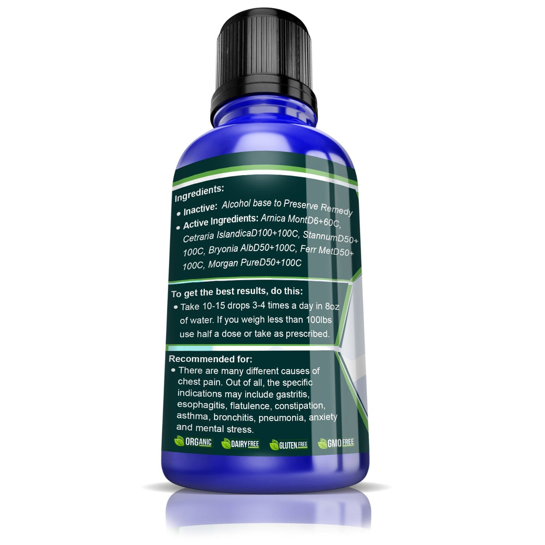 Natural Remedy For Chest Pain (BM177) 30ml - Simple Product