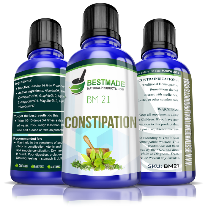 Natural Remedy for Constipation (BM21) 30 ml - BM Products