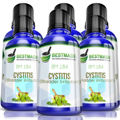 Natural Remedy for Cystitis (Bladder Irritation) BM184 Six Pack- Save 50%