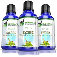 Natural Remedy for Cystitis (Bladder Irritation) BM184 Triple Pack- Save 30%