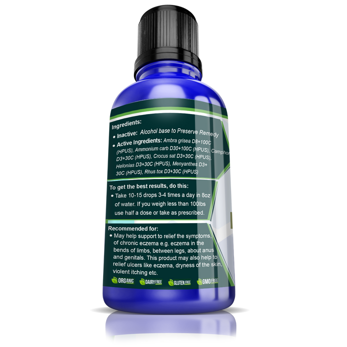 Natural Remedy for Dermatitis & Eczema (BM94) - BM Products