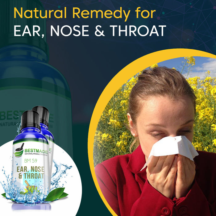 Natural Remedy for Ear Nose and Throat Infections (BM59) - 