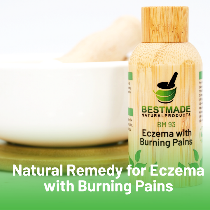 Natural Remedy for Eczema with Burning Pains (BM93) Six