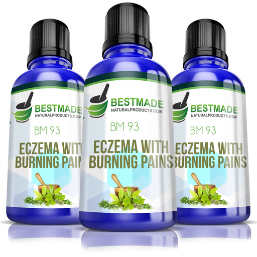 Natural Remedy for Eczema with Burning Pains (BM93)Triple