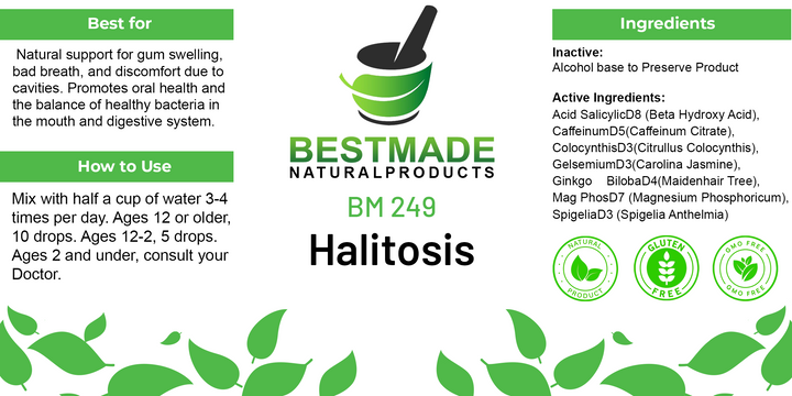 Natural Remedy for Halitosis BM249 30mL - Simple Product